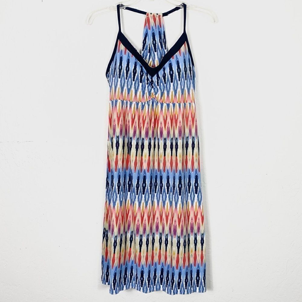 Athleta Restoration Colorful Ikat Racerback Dress